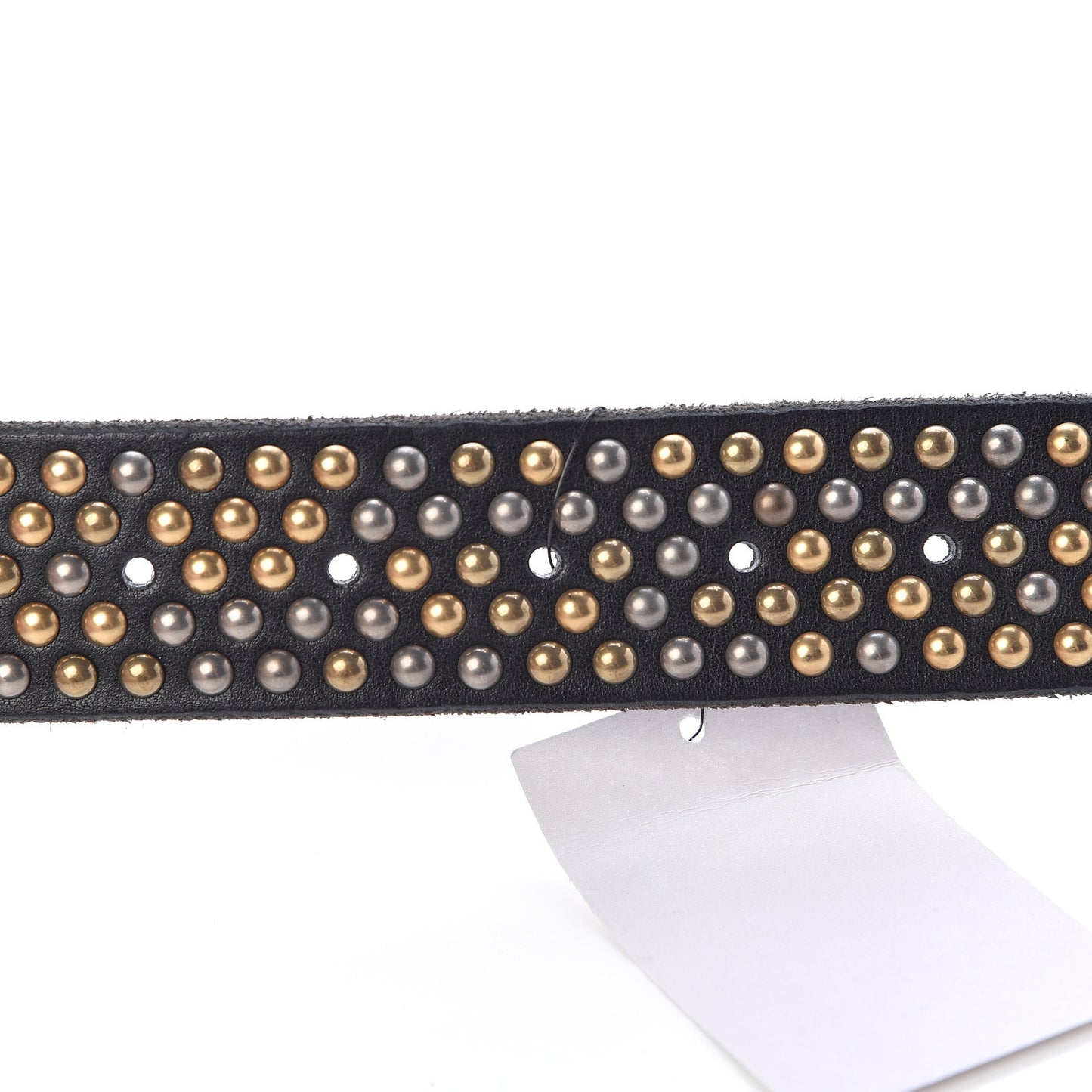 Calfskin Studded Feline Belt 110 44 Black