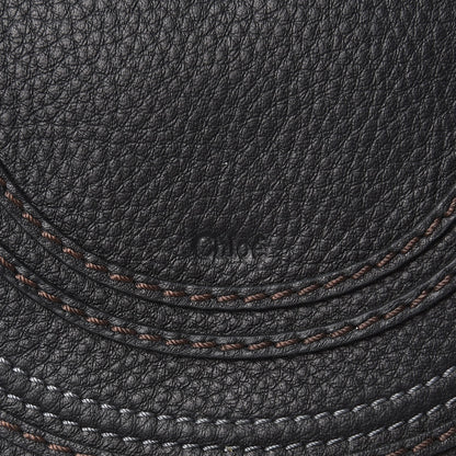 Chloe Calfskin Mini Marcie Round Crossbody Bag Black 7 of 7