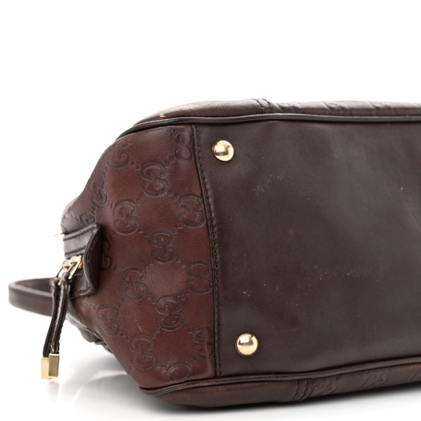 Guccissima Small Princy Satchel Brown
