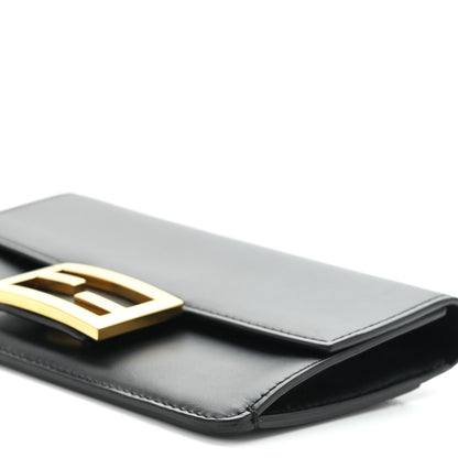 Fendi Vitello King Mini Flat Baguette Black 9 of 9