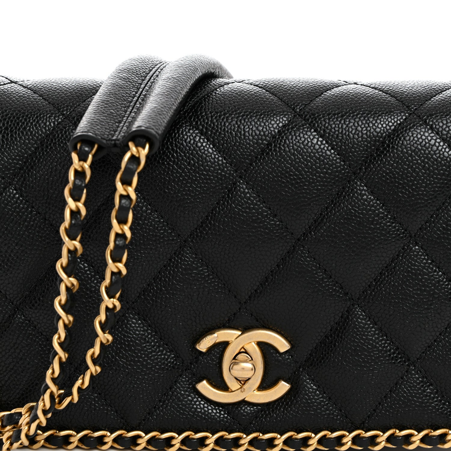 Chanel Caviar Quilted Mini Never Ending Chain Flap Black 8 of 10