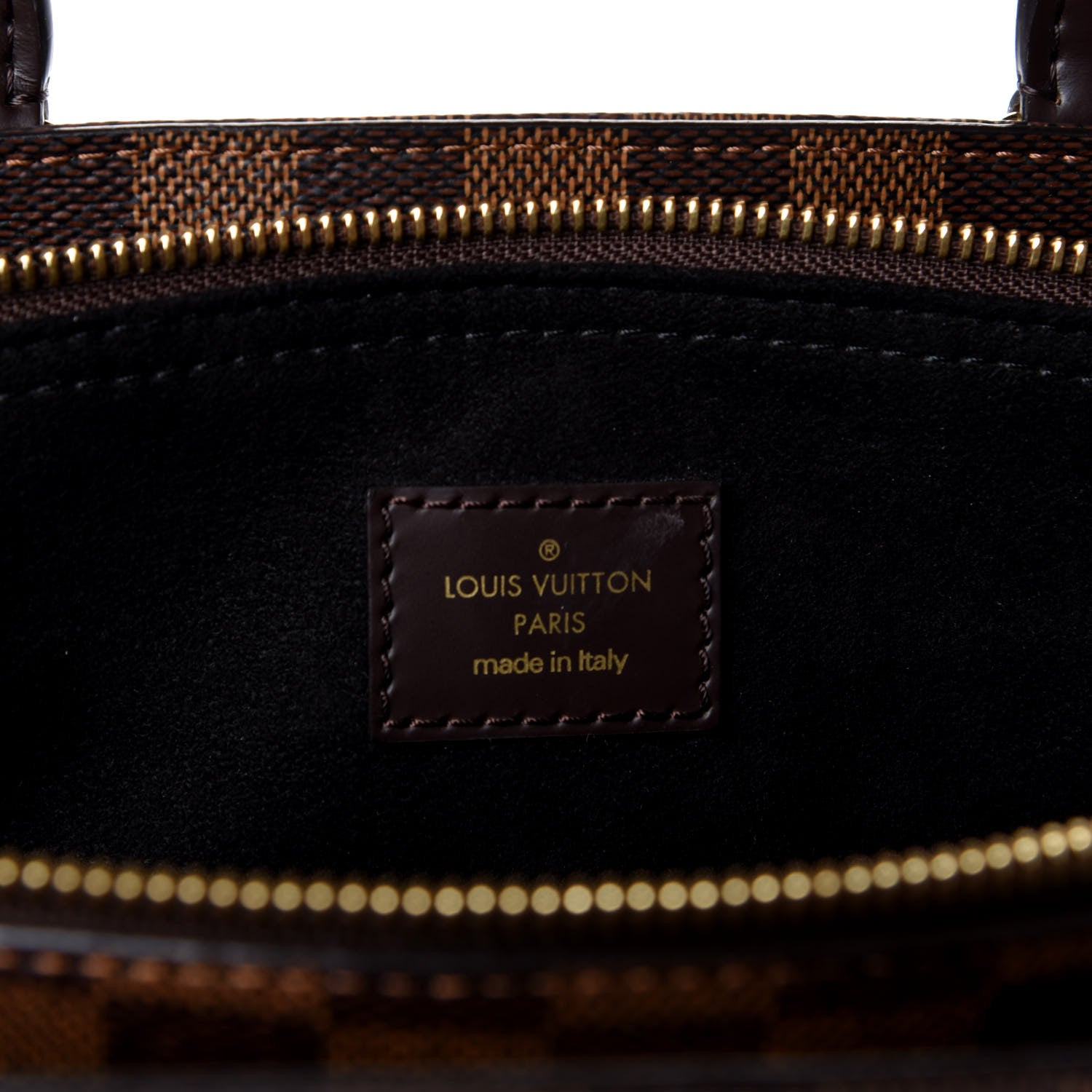 Louis Vuitton Cuir Taurillon Damier Ebene Normandy Black 7 of 10