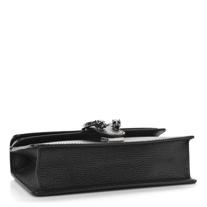 Gucci Dollar Calfskin Enamel Small Dionysus Shoulder Bag Black Electric Blue 4 of 9