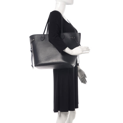Louis Vuitton Epi Neverfull MM Black 2 of 27