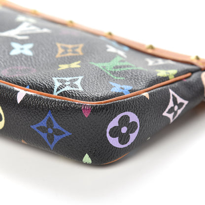 Louis Vuitton Monogram Multicolor Pochette Accessories Black 10 of 14