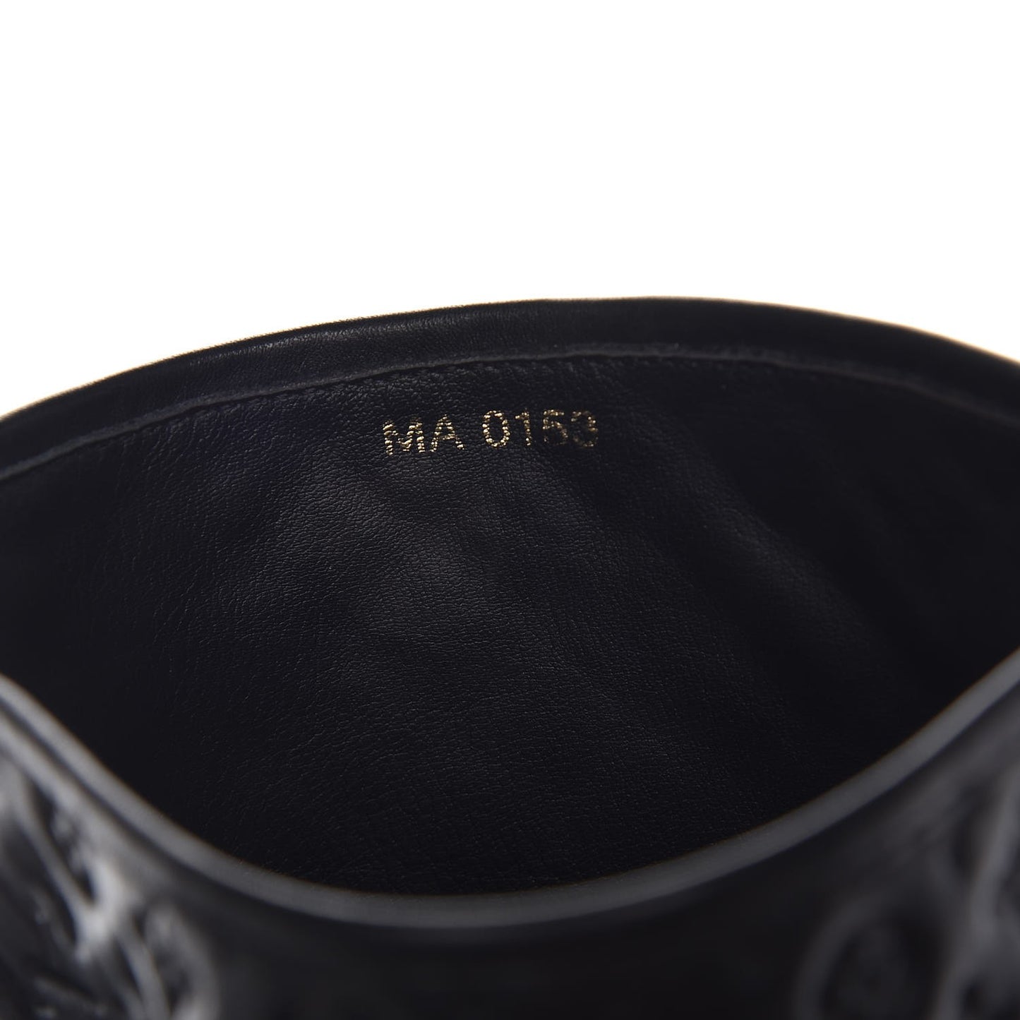 Calfskin Embossed Monogram Rebellion Half Boots 39 Black