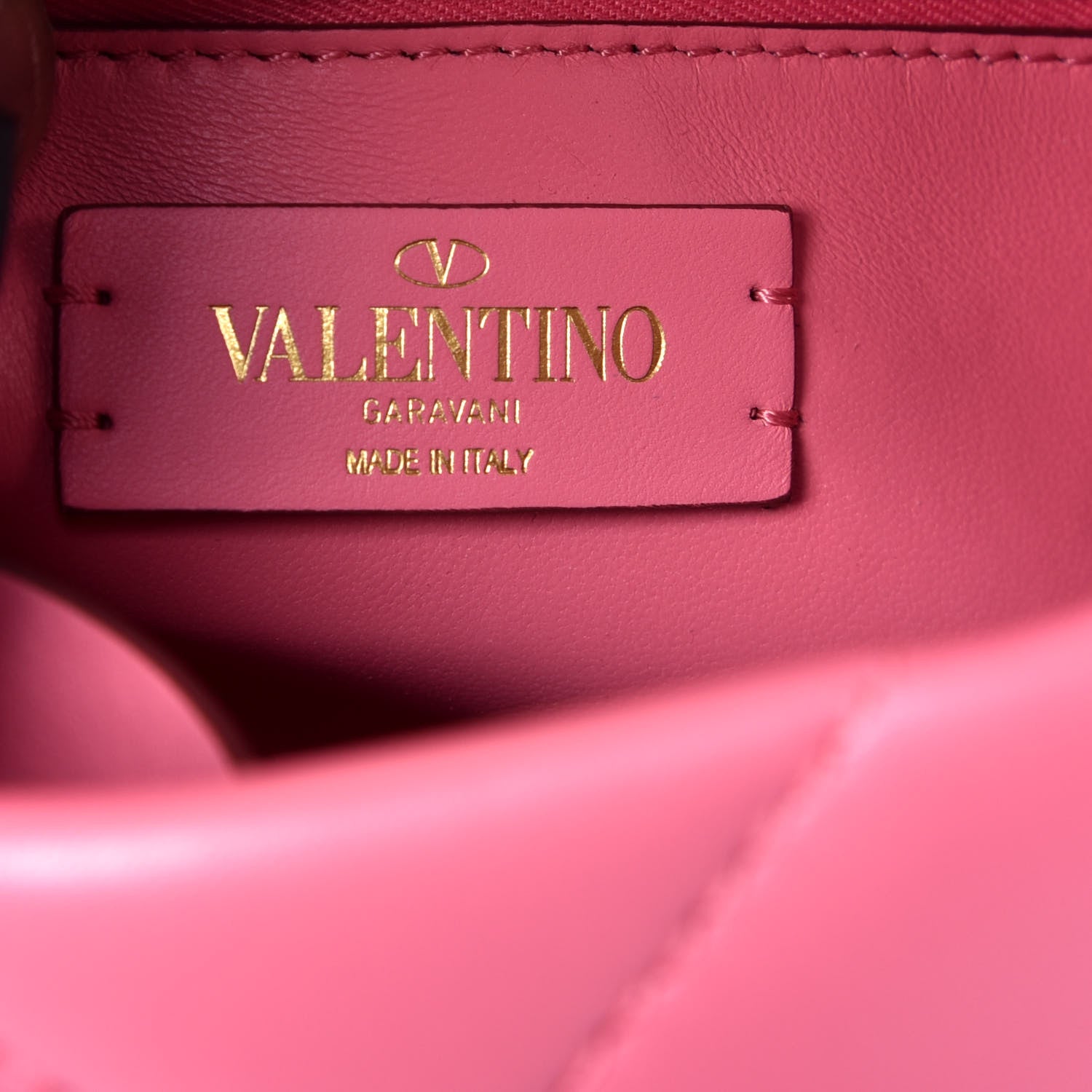 Valentino Garavani Nappa Medium Roman Stud Shoulder Bag Flamingo Pink 5 of 5