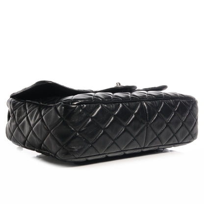 Chanel Lambskin Quilted Jumbo Single Flap Black 4 of 9