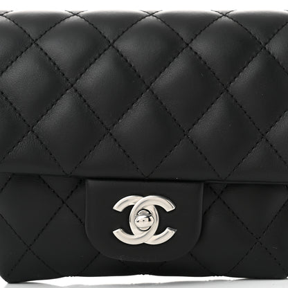 Chanel Calfskin Quilted CC Uniform Flap Belt Bag Black 9 of 11