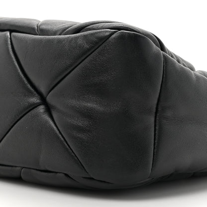 Prada Nappa Triangle Quilted Patchwork System Bag Black 8 of 10