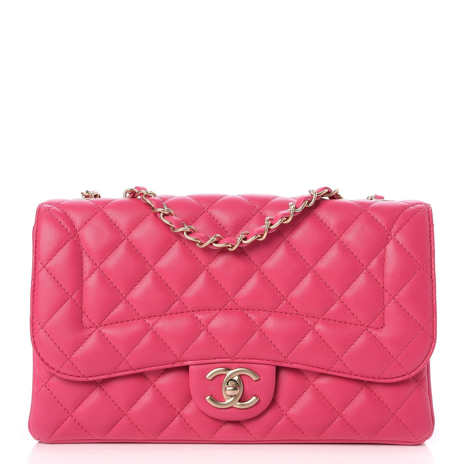 Chanel Lambskin Quilted Medium Mademoiselle Chic Flap Pink 1 of 7