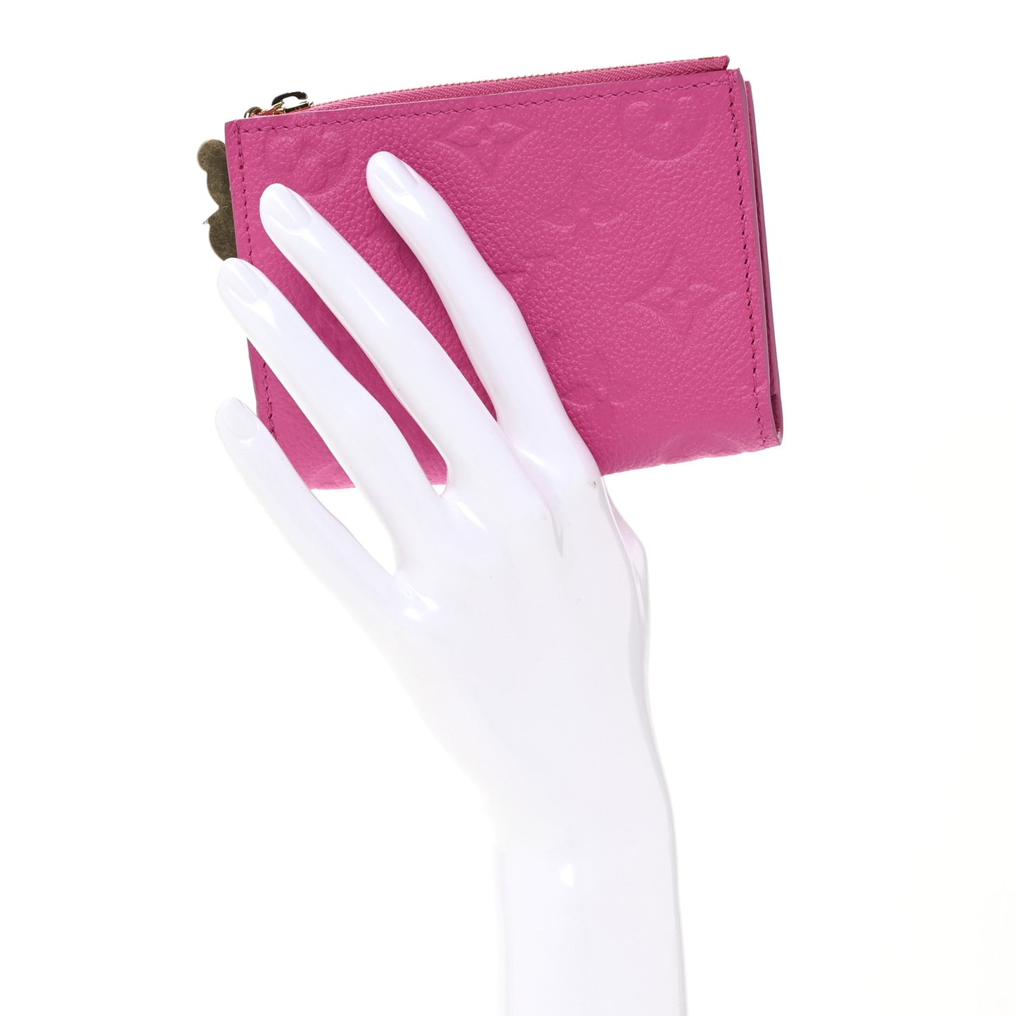 LV X TM Empreinte Monogram Lisa Wallet Kawaii Pink