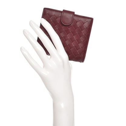 Bottega Veneta Nappa Intrecciato Mini Wallet Barolo 2 of 8