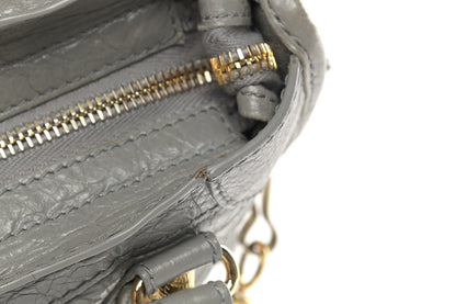 Balenciaga Agneau Giant 12 Gold Hardware Mini City Gris Pyrite 14 of 14