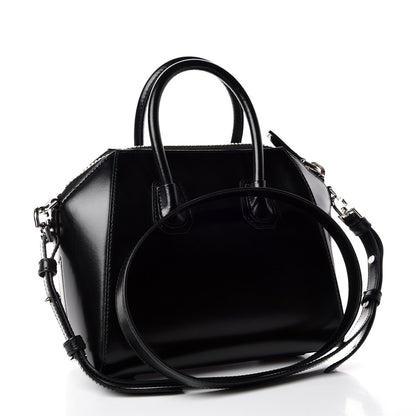 Givenchy Shiny Lord Calfskin Mini Antigona Black 3 of 9