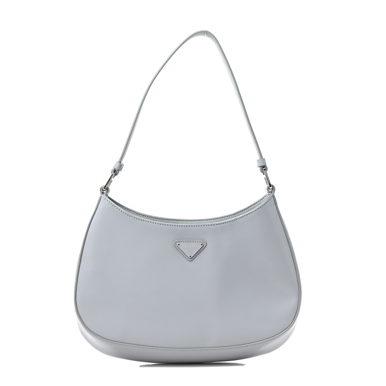 Prada Spazzolato Cleo Shoulder Bag Fiordaliso 1 of 9