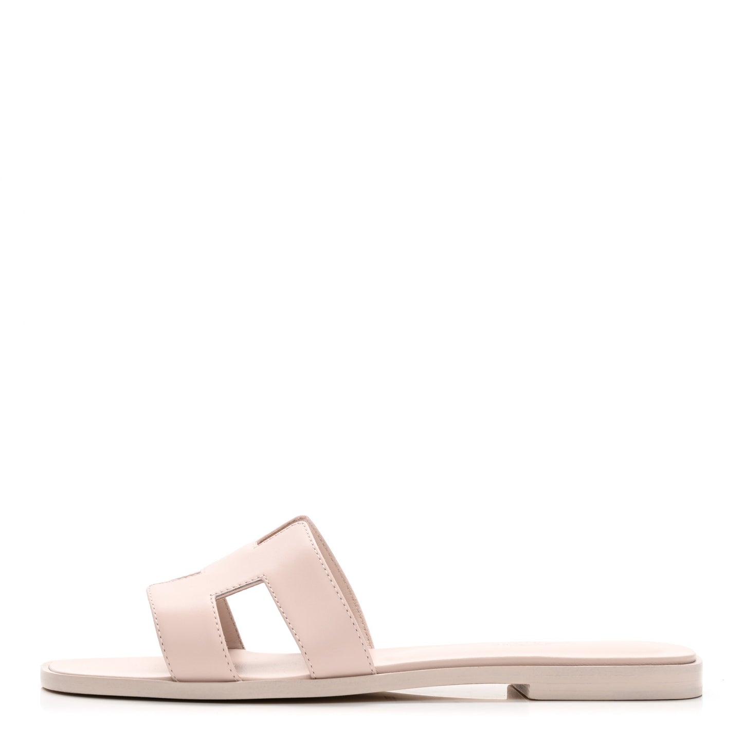 Box Calfskin Oran Sandals 38 Rose Pale