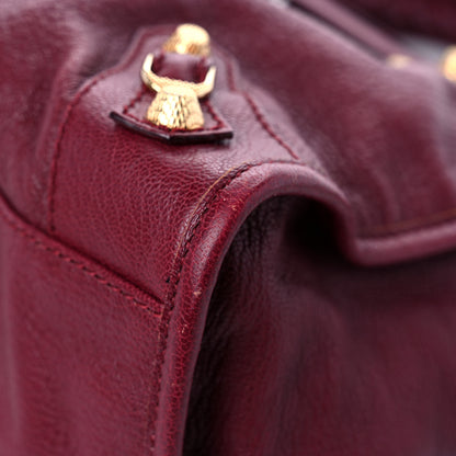 Balenciaga Chevre Hamilton Giant 12 Gold Hardware City Bordeaux 9 of 13
