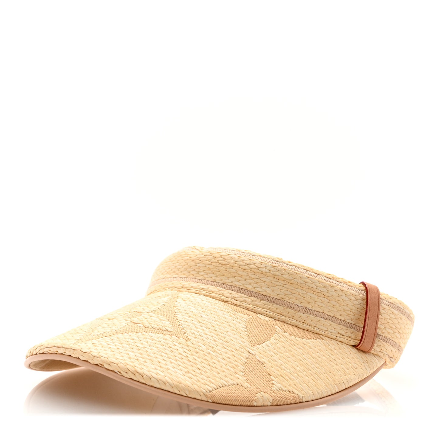Cotton Raffia Effect Beachview Visor Natural