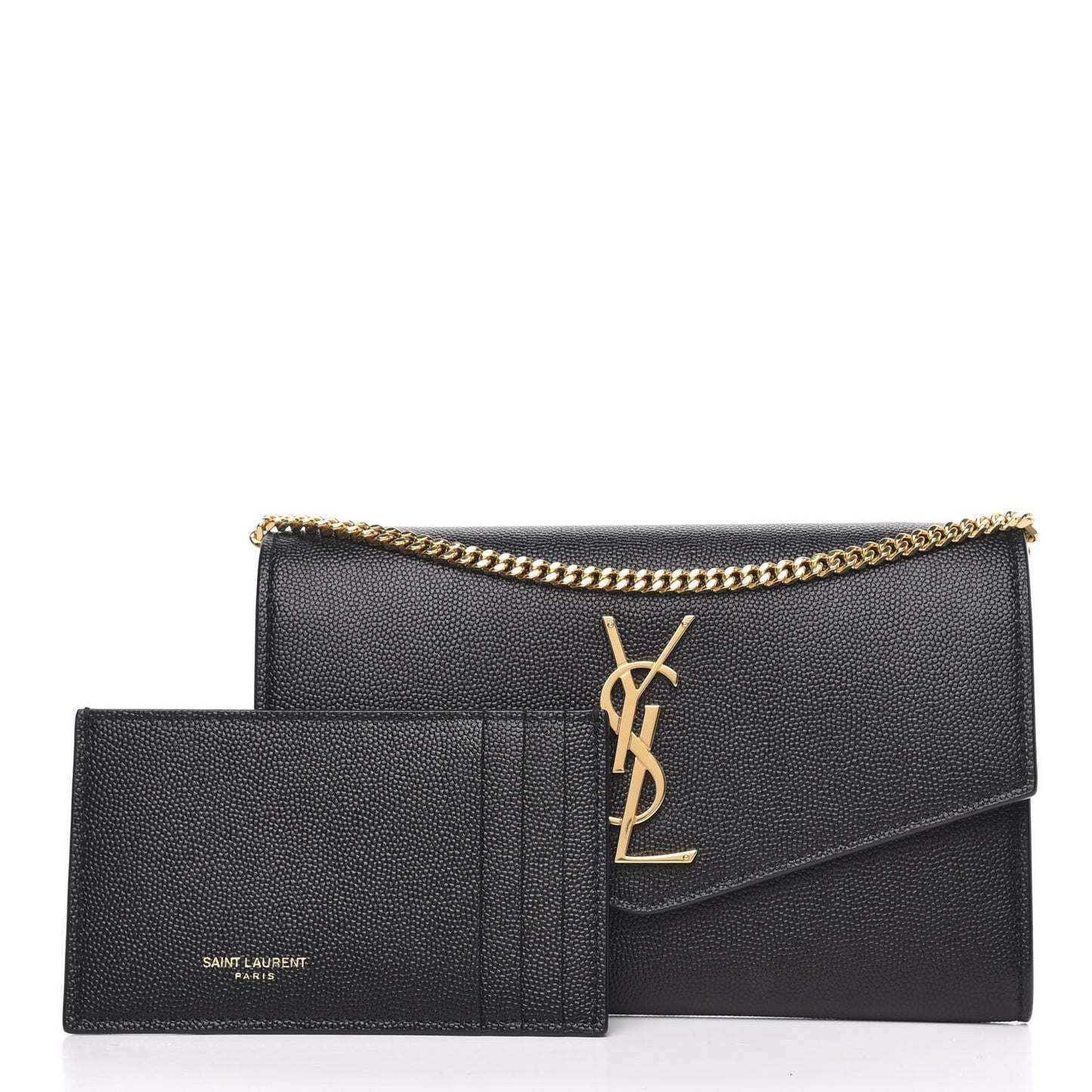 Grain De Poudre Uptown Chain Wallet Black