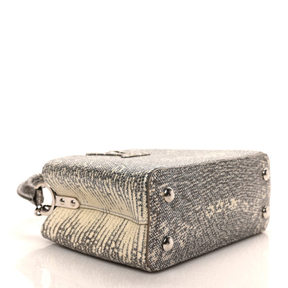 Louis Vuitton Lizard Mini Capucines Argento 4 of 9