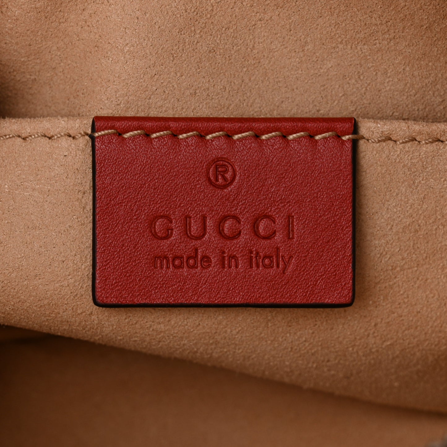Calfskin Matelasse GG Marmont Belt Bag 85 34 Hibiscus Red