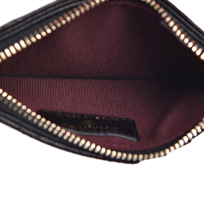 Chanel Caviar Quilted Flap Zip Card Holder Black 4 of 7