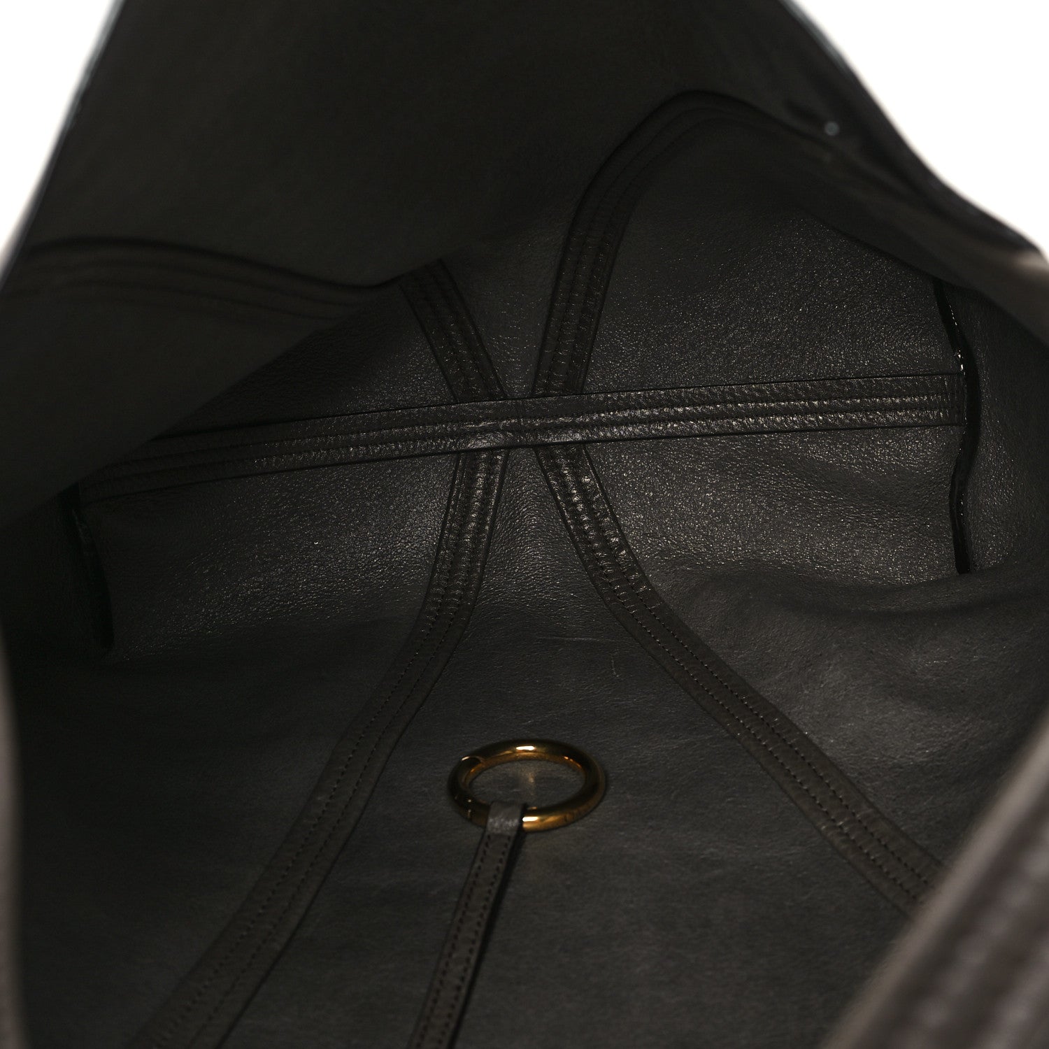 Chloe Grained Calfskin Large Spin Tote Flannel Grey 5 of 10