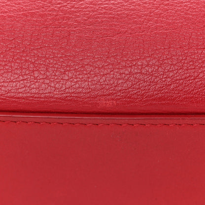 Saint Laurent Calfskin Medium Classic Y Cabas Red 12 of 21