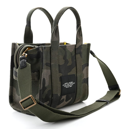 Marc Jacobs Canvas Camouflage Small The Tote Bag Khaki 3 of 11