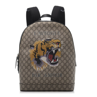 Gucci GG Supreme Monogram L'Aveugle Par Amour Print Dome Backpack 1 of 10