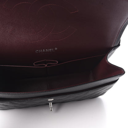 Chanel Caviar Quilted Jumbo Double Flap Black 7 of 10
