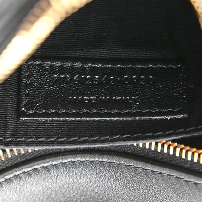Saint Laurent Raffia Canvas Monogram Lou Camera Bag Black 7 of 10