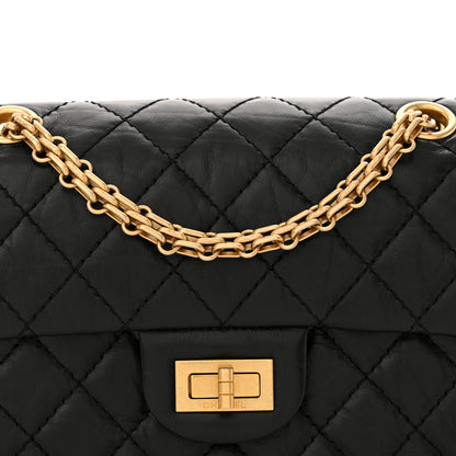 Chanel Aged Calfskin Quilted 2.55 Reissue Mini Flap Black 8 of 12