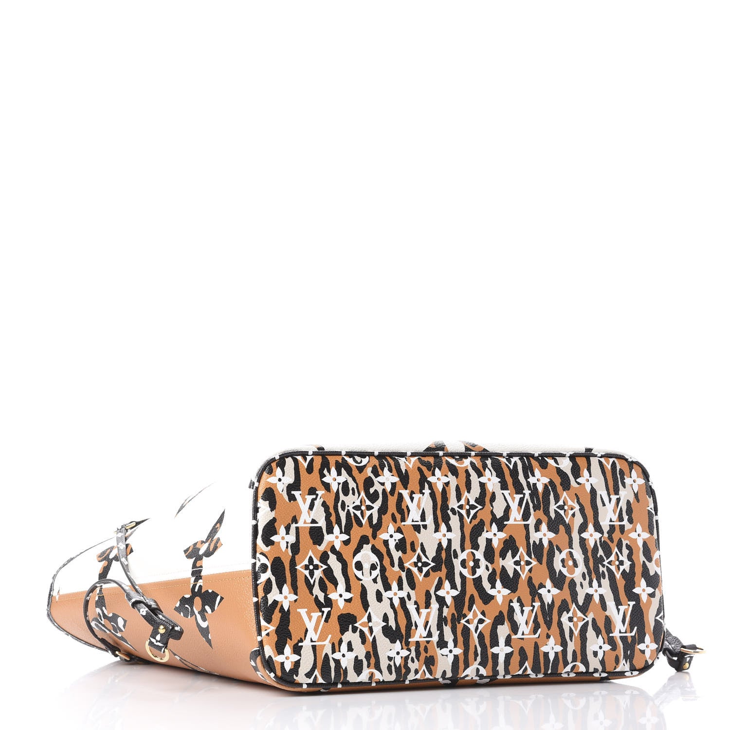 Louis Vuitton Monogram Giant Jungle Neverfull MM Ivory 3 of 11