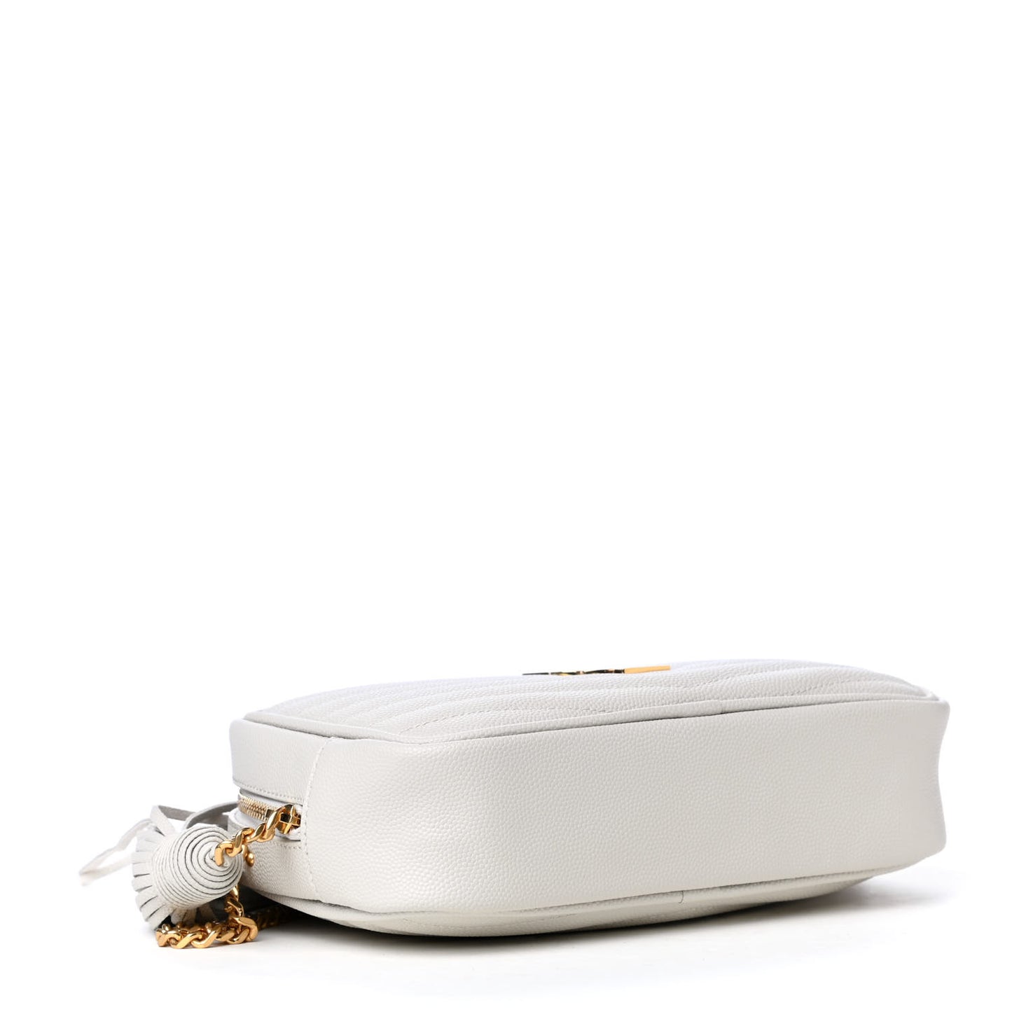 Grain De Poudre Matelasse Monogram Mini Lou Camera Bag Crema Soft
