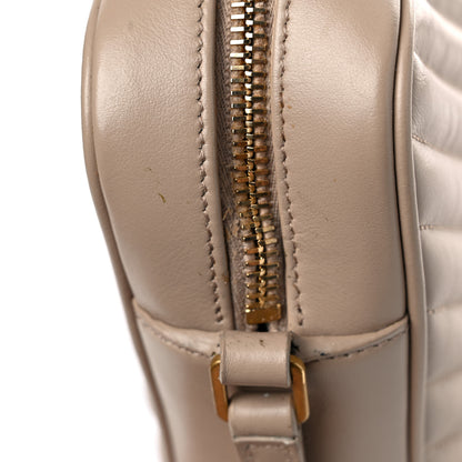 Saint Laurent Calfskin Matelasse Monogram Lou Camera Bag Dark Beige 18 of 18