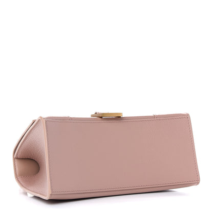 Balenciaga Grained Calfskin Small Hourglass Top Handle Bag Nude Beige 4 of 8