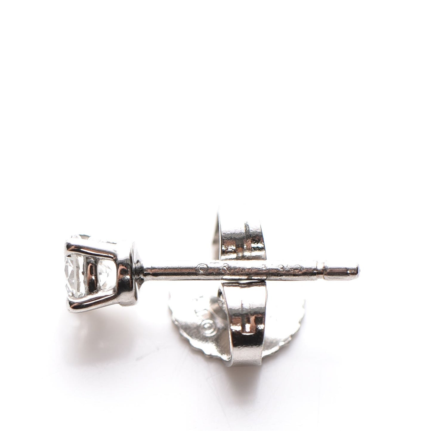 Platinum Diamond .22ctw Solitaire Earrings