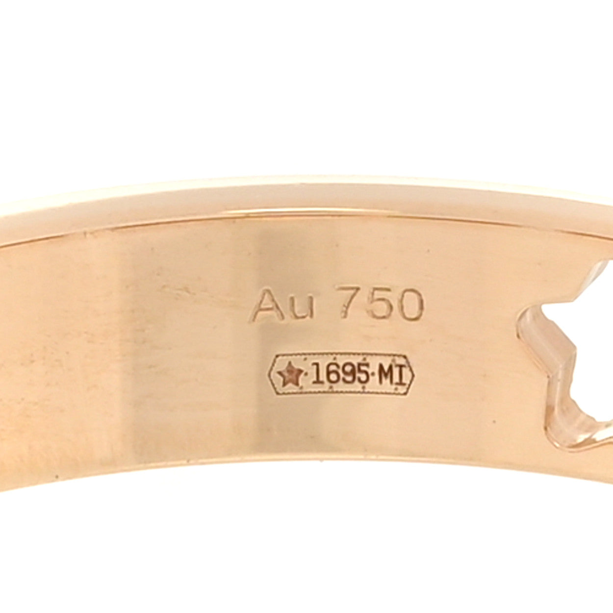 Gucci 18K Yellow Gold Icon Stars Band Ring 62 10 4 of 4