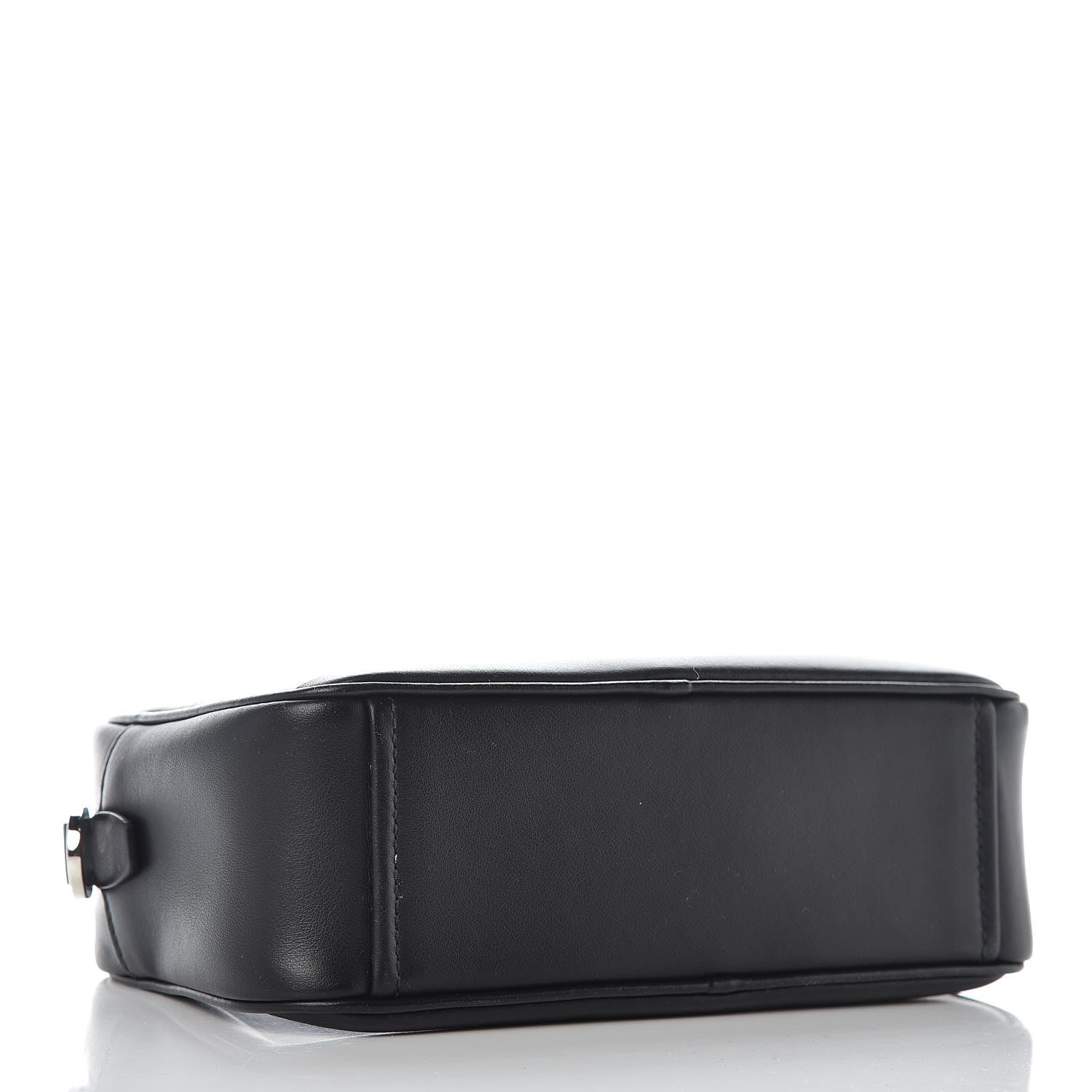 Prada City Calfskin Racing Logo Camera Bag Black Fuxia 4 of 11