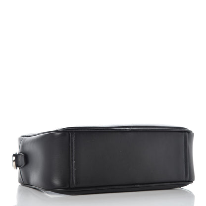 Prada City Calfskin Racing Logo Camera Bag Black Fuxia 4 of 11