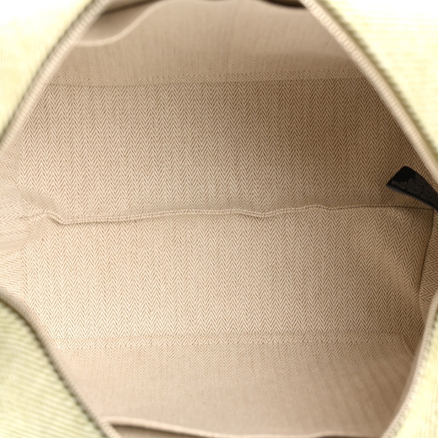 Wool Large Bride-A-Brac H Natte Pouch Vert Foret