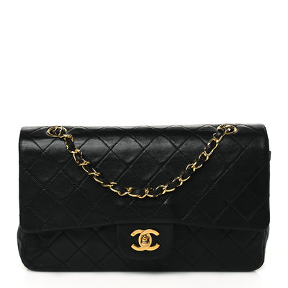 Chanel Lambskin Quilted Medium Double Flap Black 1 of 10
