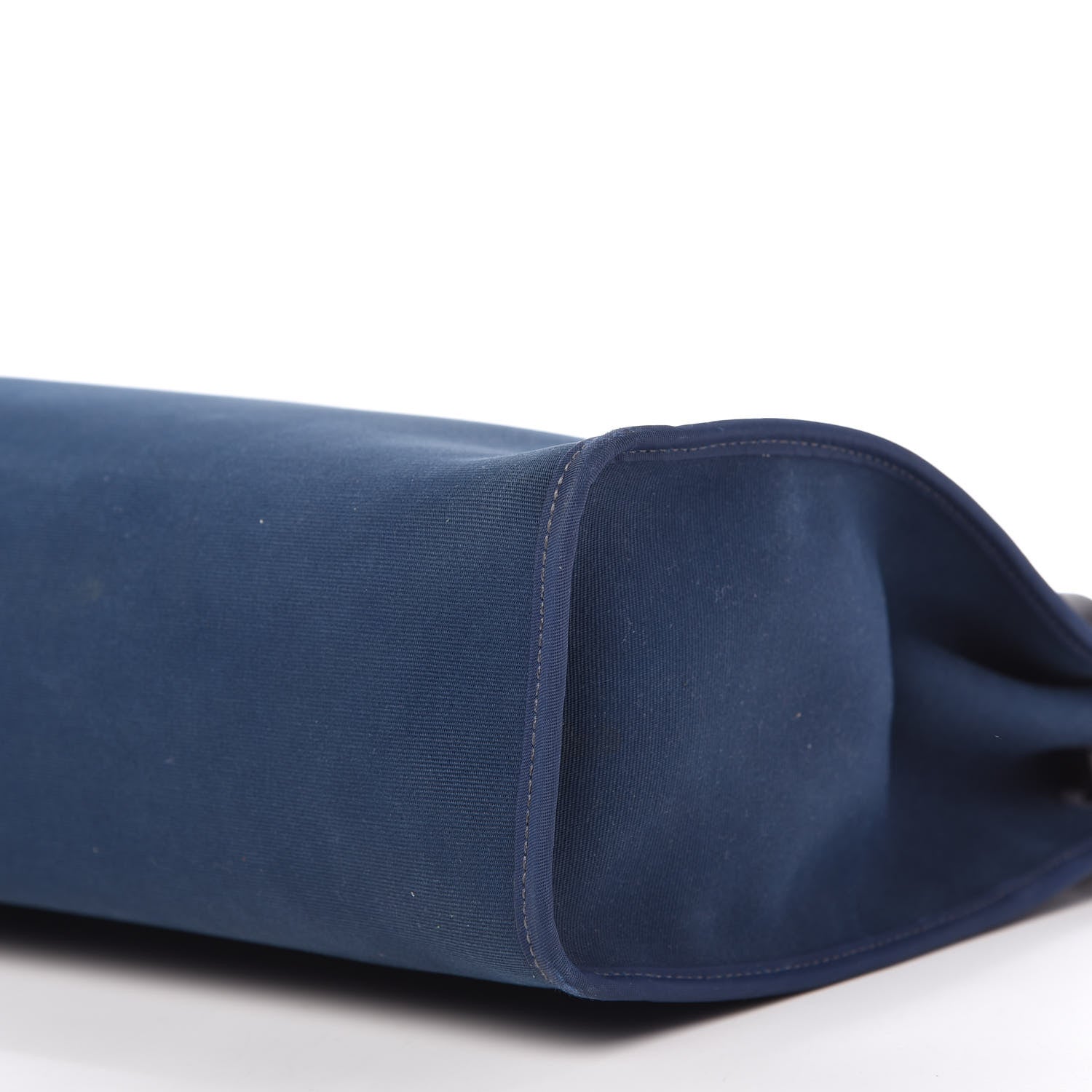 Hermes Vache Hunter Toile Herbag Zip 31 PM Black Bleu De Malte 7 of 8