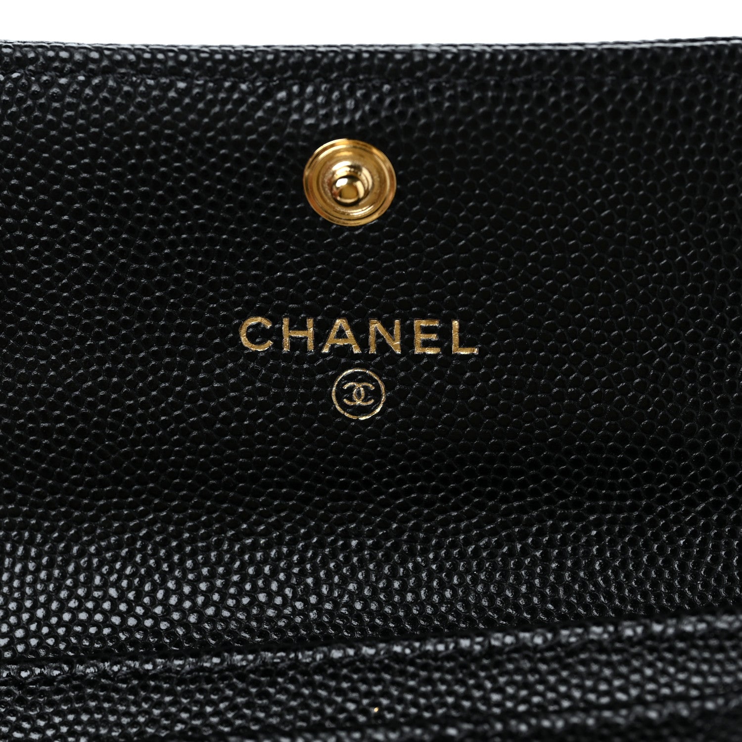 Chanel Caviar Quilted Boy Flap Card Holder Black 6 of 8