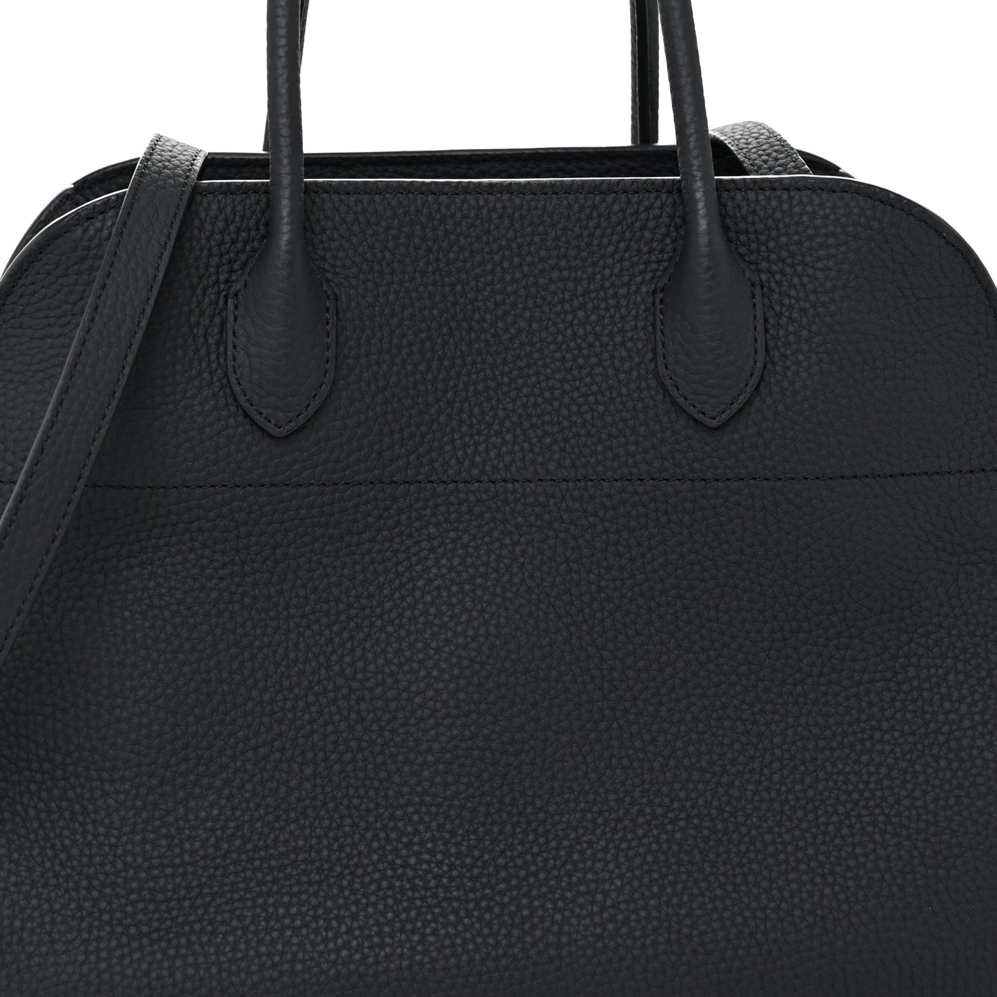 Matte Grained Calfskin Soft Margaux 12 Marine