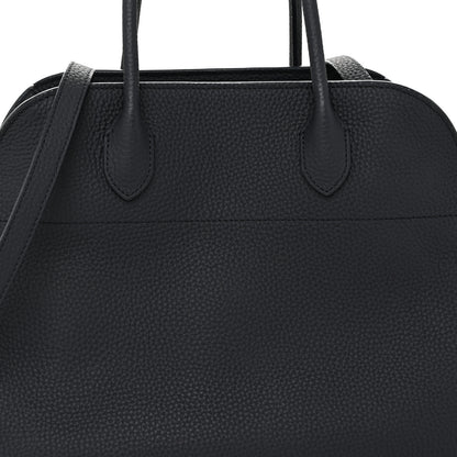 The Row Matte Grained Calfskin Soft Margaux 12 Marine 7 of 9