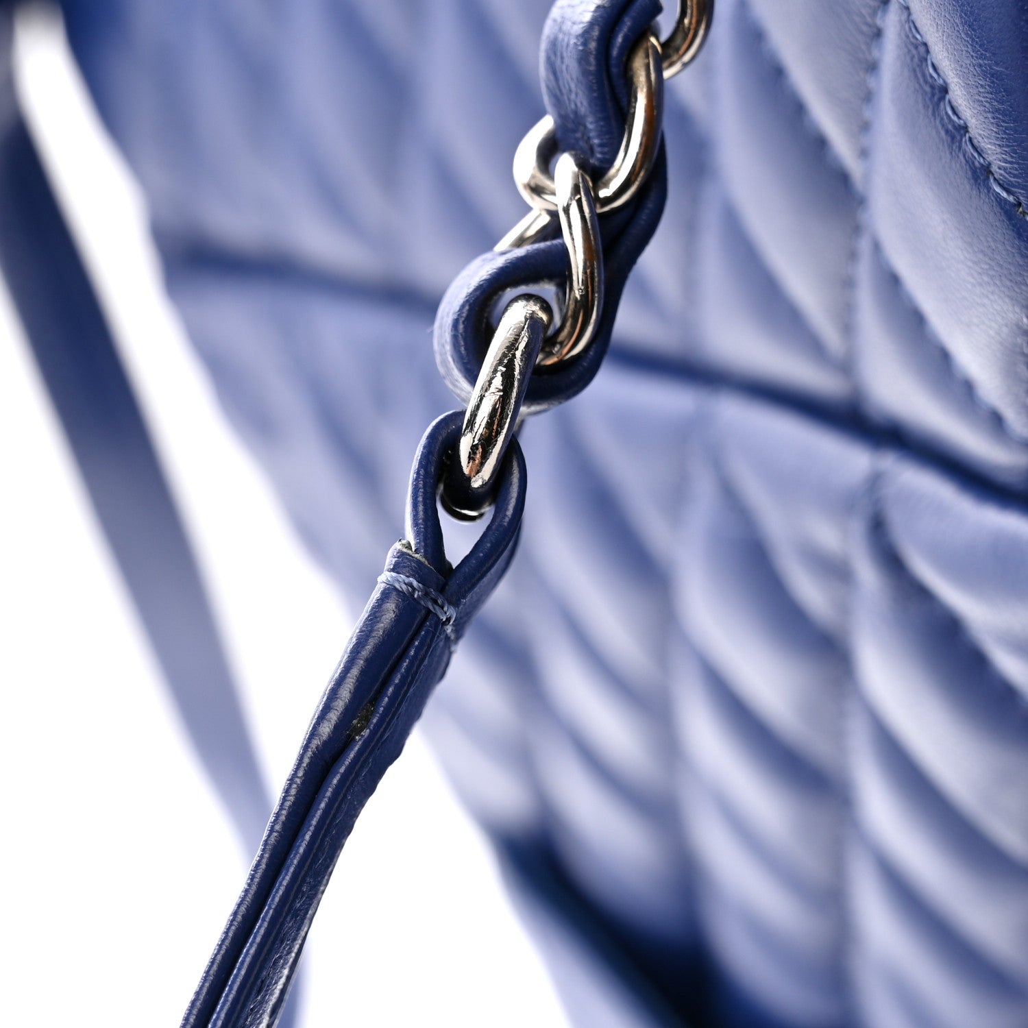 Chanel Lambskin Quilted Large Urban Spirit Backpack Blue 12 of 15