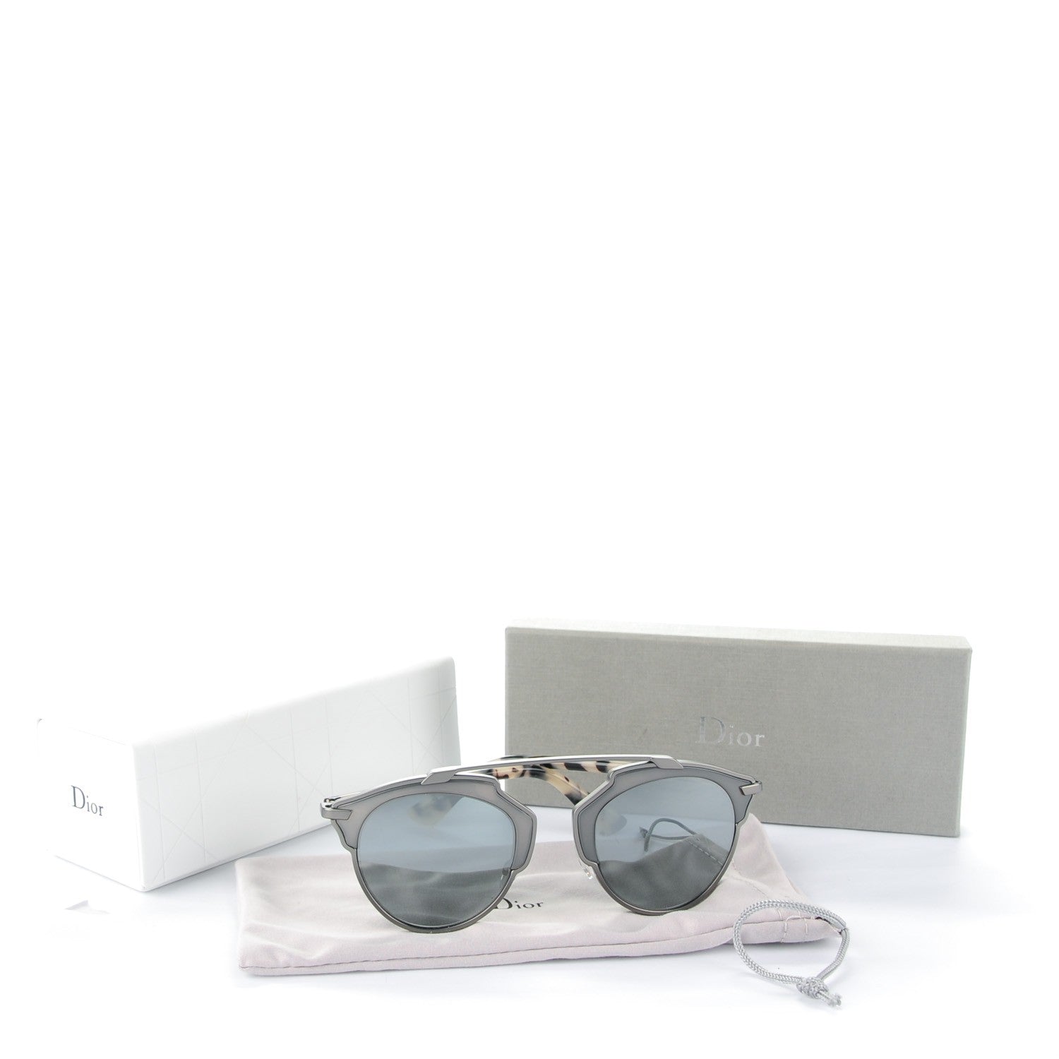 Christian Dior So Real Sunglasses Ruthenium Light Havana 8 of 8